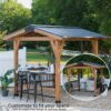 Granada Grill Gazebo with Outdoor Bar