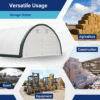 20' × 30' × 12' Single-Truss Arch Storage Shelter