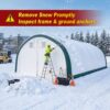 20' × 30' × 12' Single-Truss Arch Storage Shelter