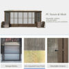 Polycarbonate Wall Mounted Sunroom