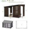 Wall Mounted Sunroom with Side Door