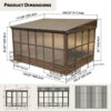 Wall Mounted Sunroom with Side Door
