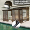 Wall Mounted Sunroom with Side Door
