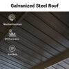 Wall Mounted Sunroom with Side Door